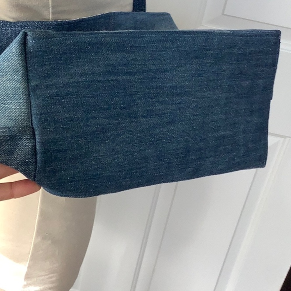 Patchwork denim tote. Newly Handmade. - Picture 5 of 5